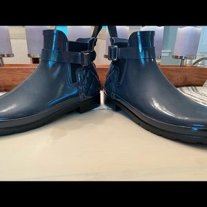Hunter Quilted Gloss Refined Slim Fit Chelsea Boots